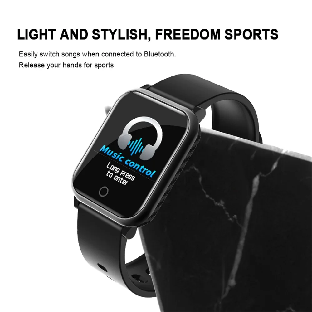 Мужские фитнес-браслет женские часы Bluetooth подключение Android ios телефон трекер активности A9 Smartwatch PK Amazfit Gts умные часы