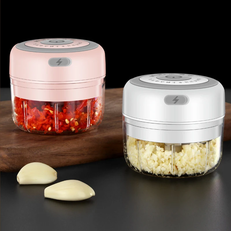 Беспроводной Электрический пресс для чеснока измельчитель овощей пищевых