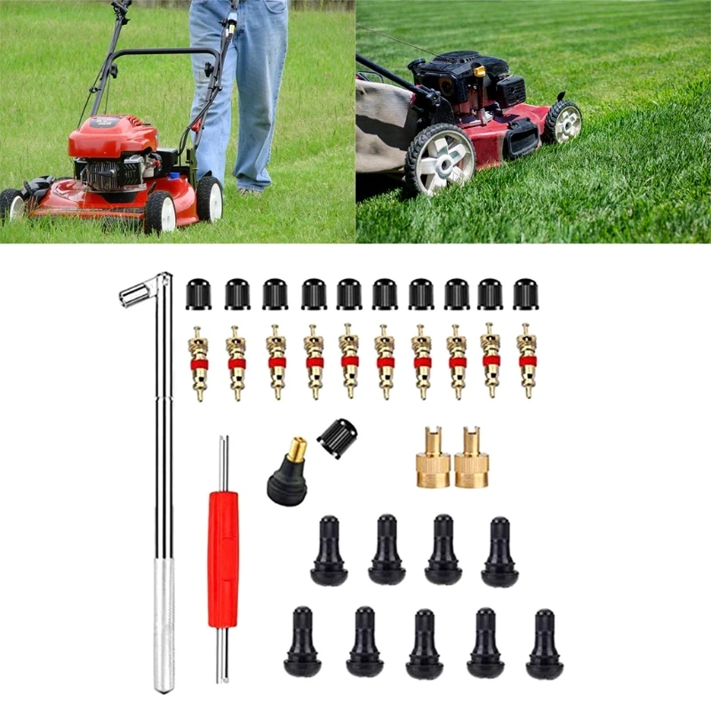 

Tire Clique Stem Tool Set Clique Core Remover Tool Tire Clique Core and Clique Dust Cap for Car Bicycle Motorcycle