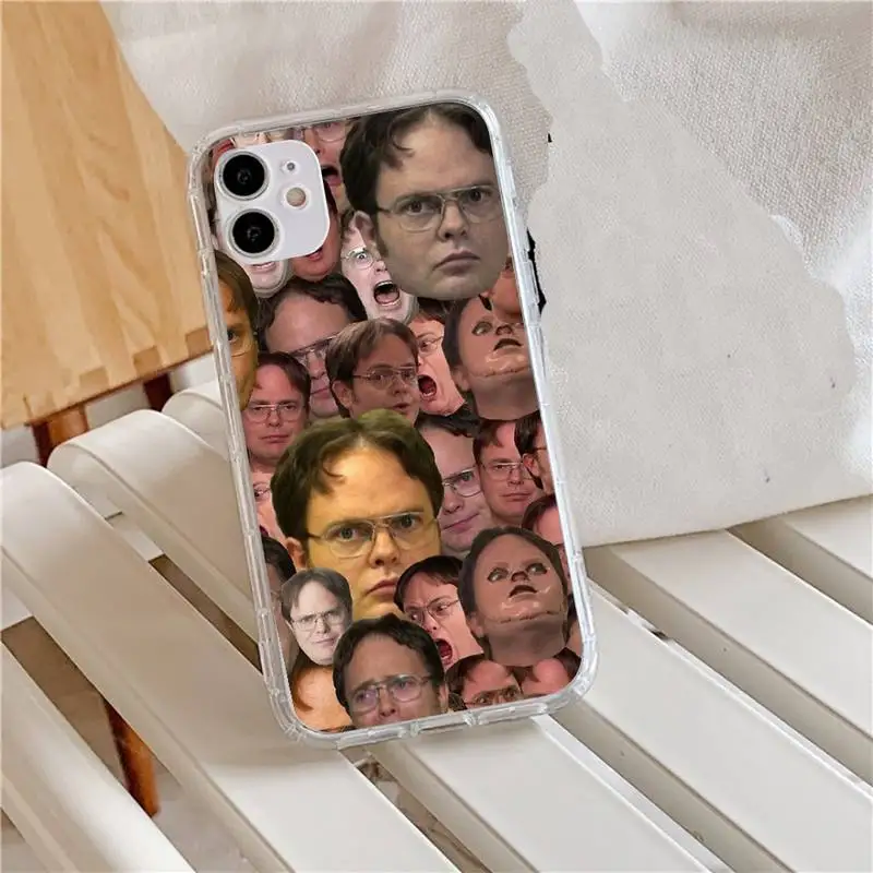 

The office tv show What She Said Phone Case Transparent for iPhone 11 12 mini pro XS MAX 8 7 6 6S Plus X 5S SE 2020 XR
