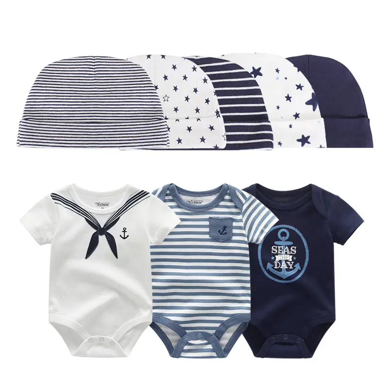 Рисунок 5 - Милые летние боди для малышей 0-6 месяцев + шапки