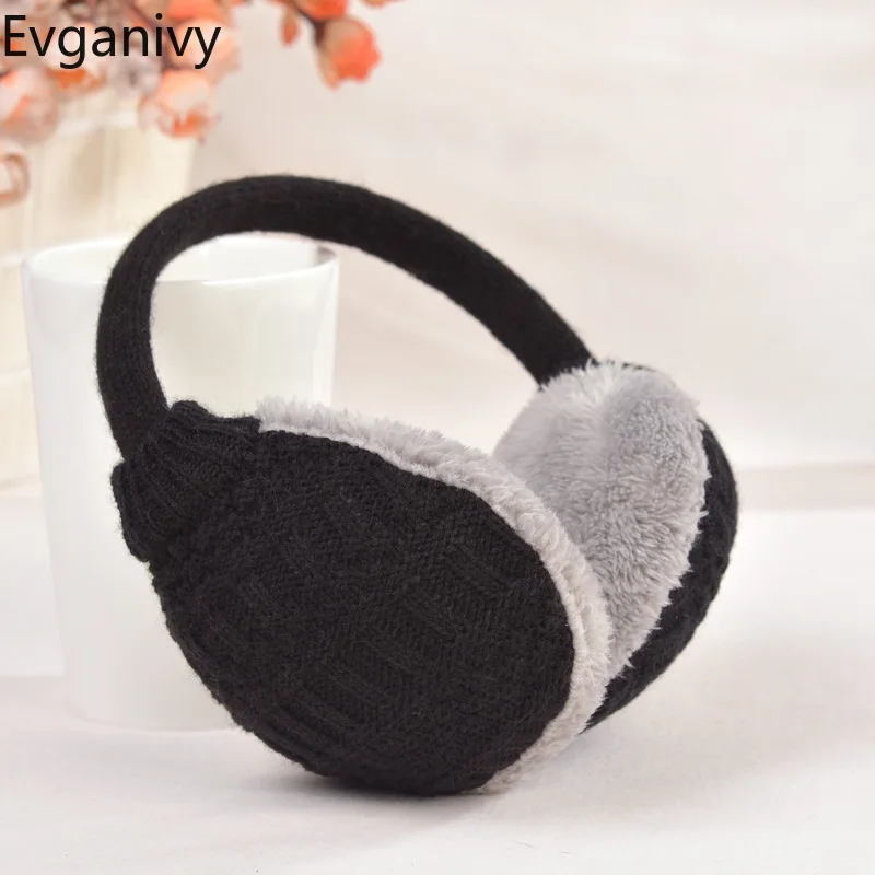 Унисекс теплая вязаная шапка с наушниками зимние наушники для Для женщин мужчин