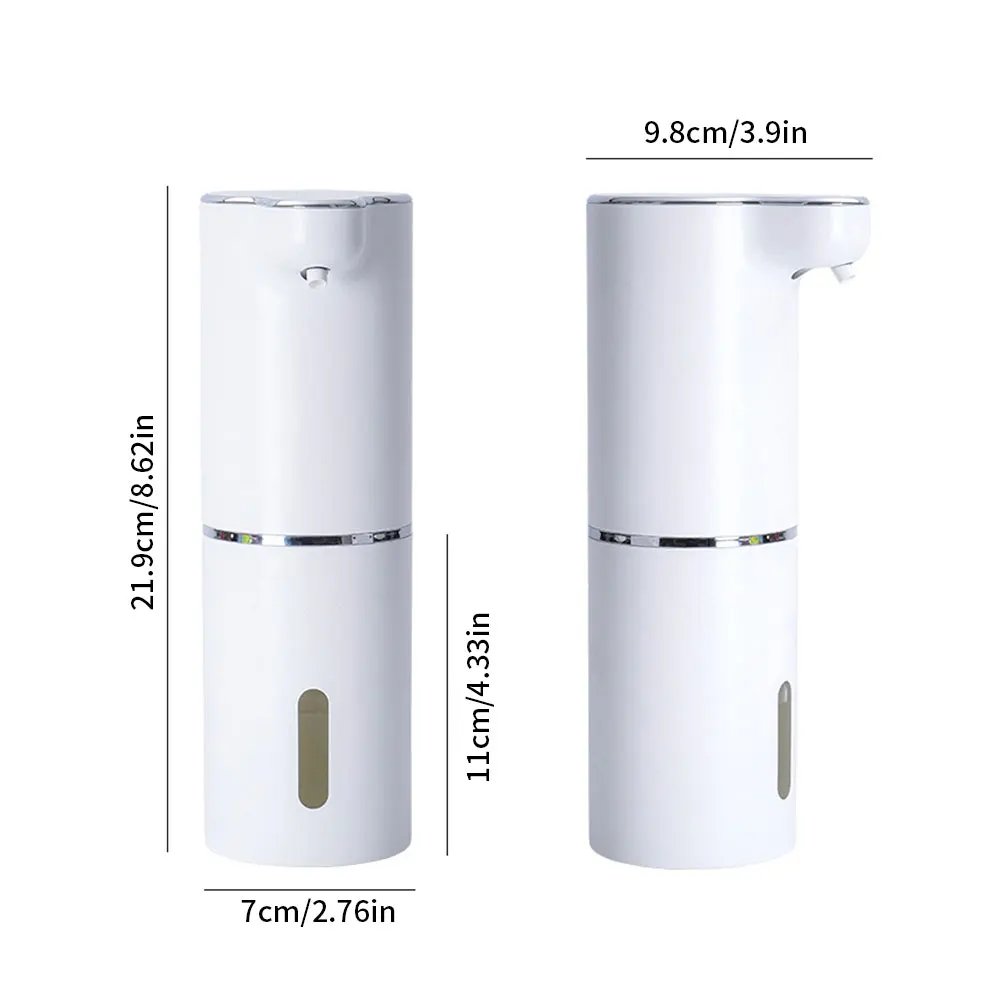 

Automatic Foam Soap Dispensers Bathroom Smart Washing Hand Machine With USB Charging White High Quality ABS Material