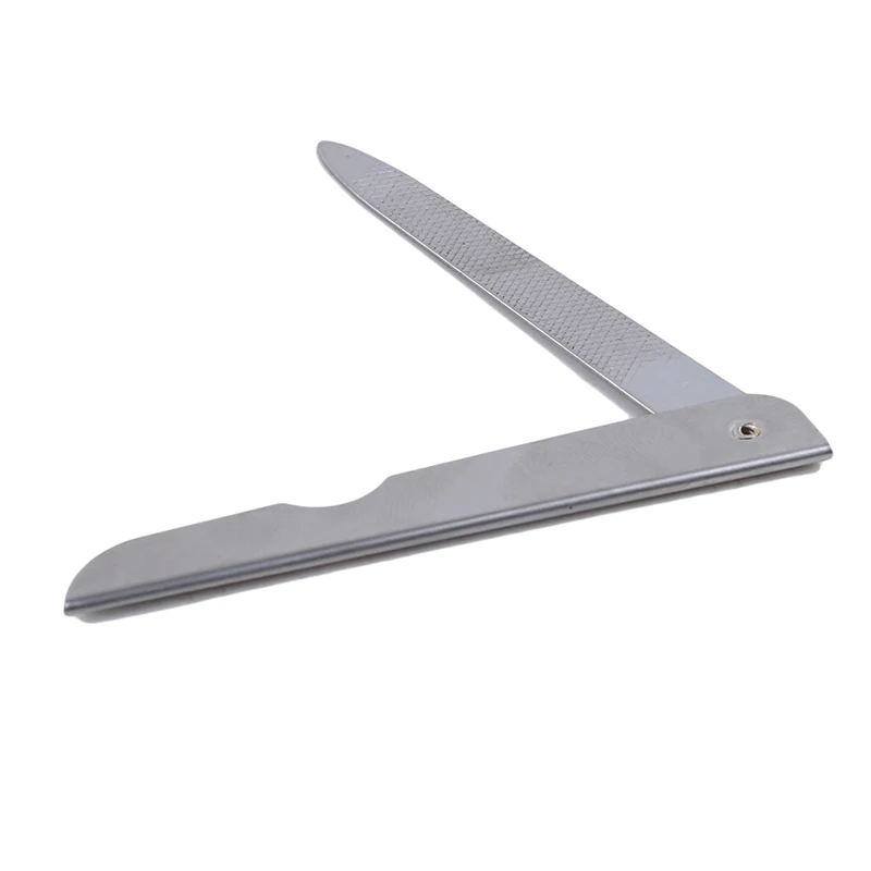 

1PC Professional Stainless Steel Nail File Double Side Fold Grinding Rod Manicure Pedicure Scrub Nail Arts Tools Nail Files