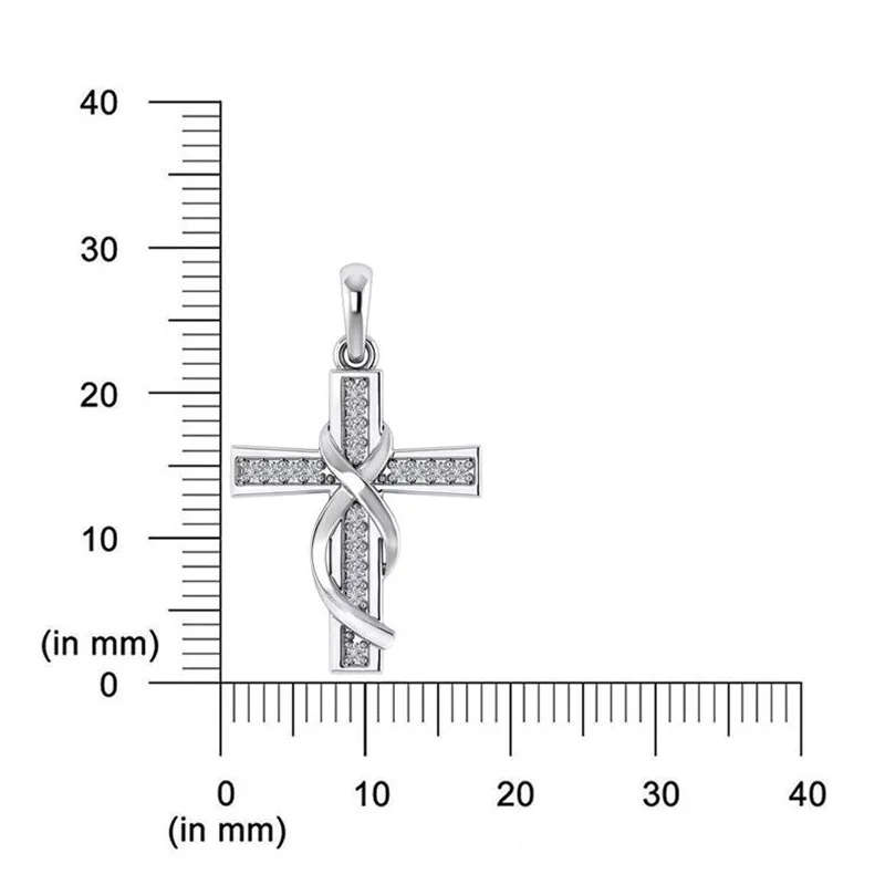 FDLK Женская Мода Бесконечность Крест Кулон ожерелье юбилей день рождения подарки