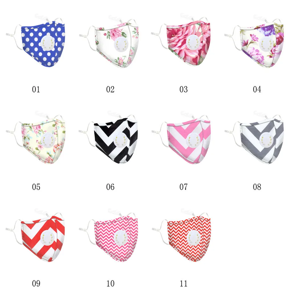 Многоразовая моющаяся маска для рта взрослых женщин и мужчин пылезащитный