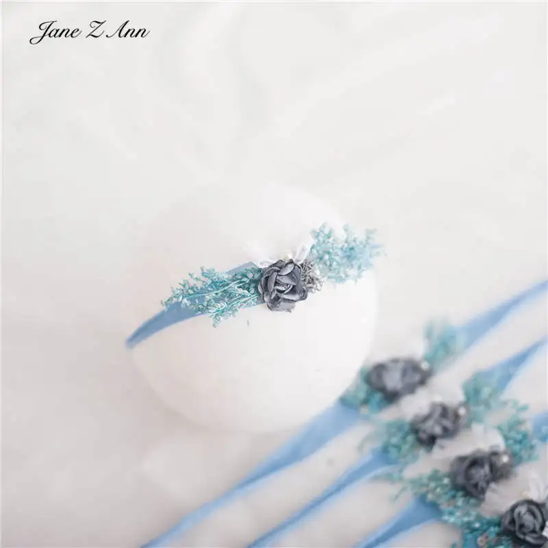 Jane Z Ann Baby Photo Headwear Handmade Head flower Newborn studio photography shooting accessories | Детская одежда и обувь