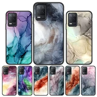 marble painted case for oppo realme 5 pro v13 case luxury tpu cases for realme x50 3 2 v5 5g v3 x7 pro q 1 cover realmev13 5g
