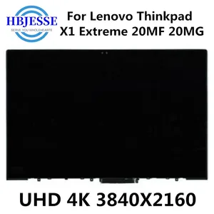 15 6 uhd 3840x2160 lcd screentouch digitizer assembly replace 01yu648 00ny694 for lenovo thinkpad x1 extreme 20mf 20mg laptop free global shipping
