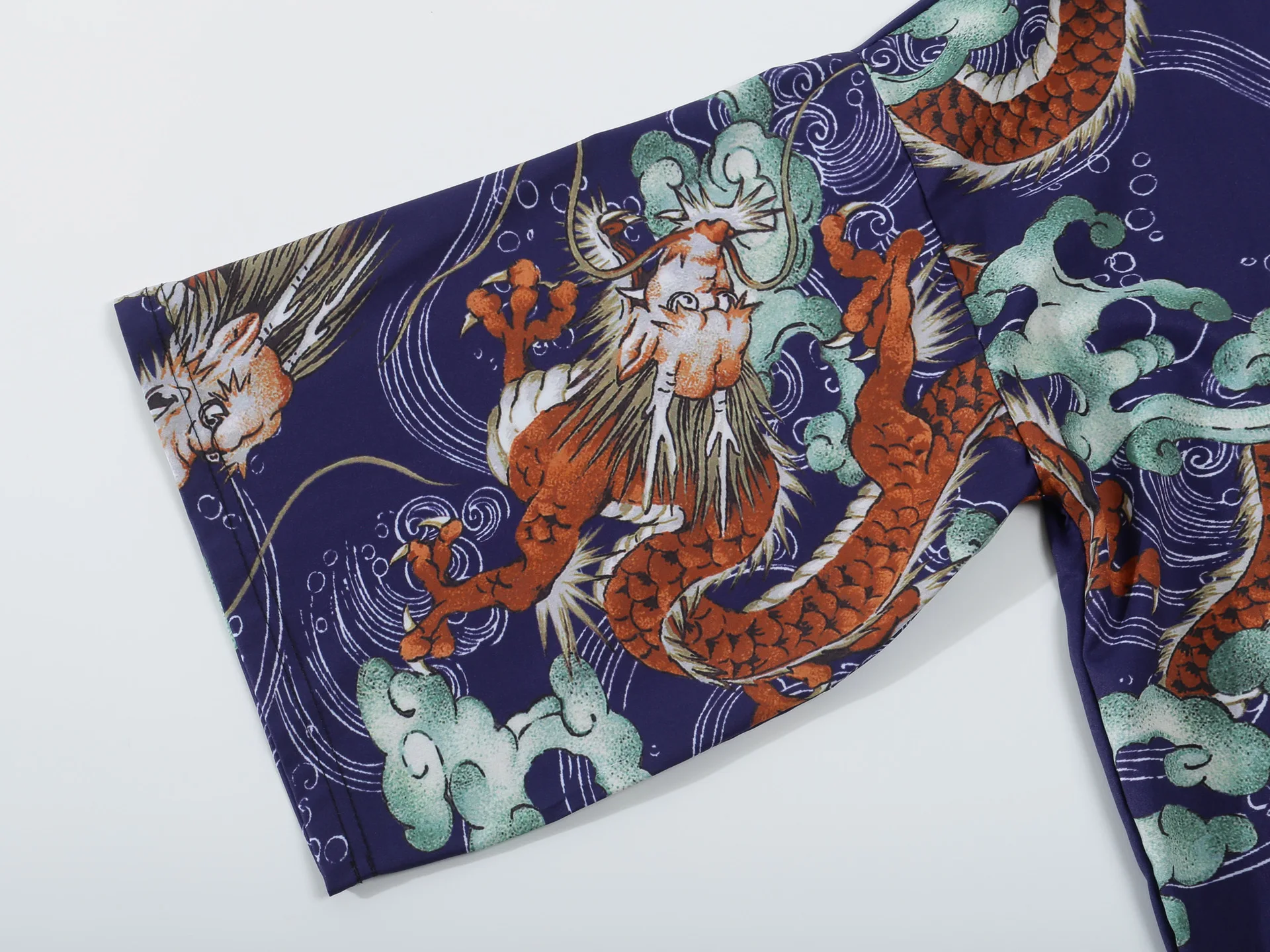 Юката с китайским драконом для мужчин и женщин модный кардиган свободная блузка