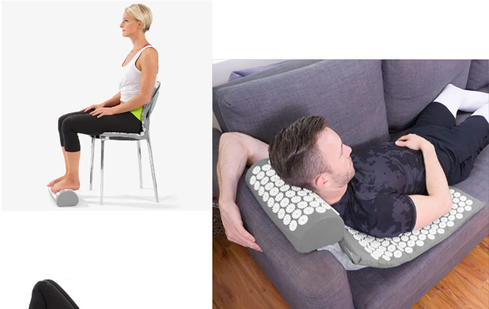 travesseiro conjunto pescoço volta pé massageador dor