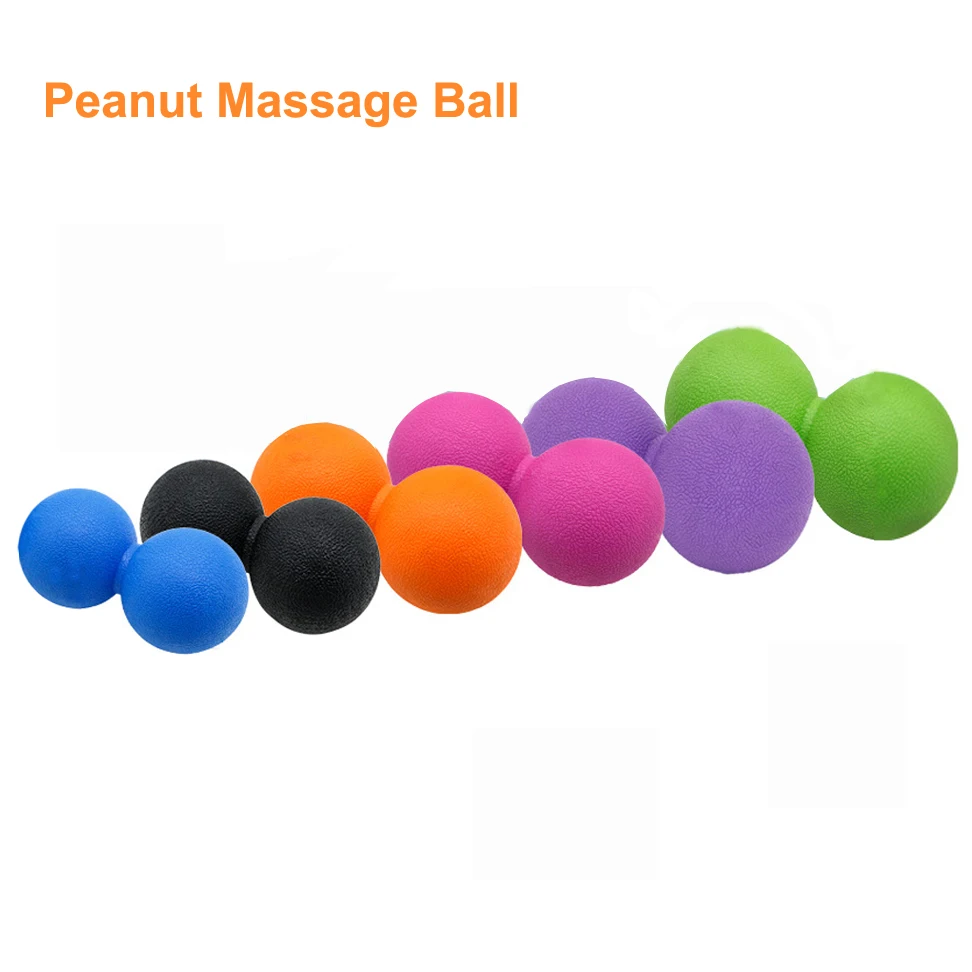 Арахисовый Массажный мяч Шипованная точка триггера рельефная мышца боль Стресс