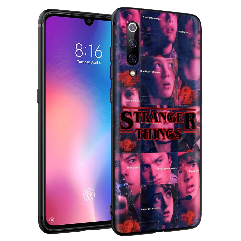 Чехол очень странные дела для Xiaomi Redmi Note 8 MI 3 6 9 A1 A2 A3 8A 6X 9T CC9 Lite SE Pro Max F1 10 | Мобильные