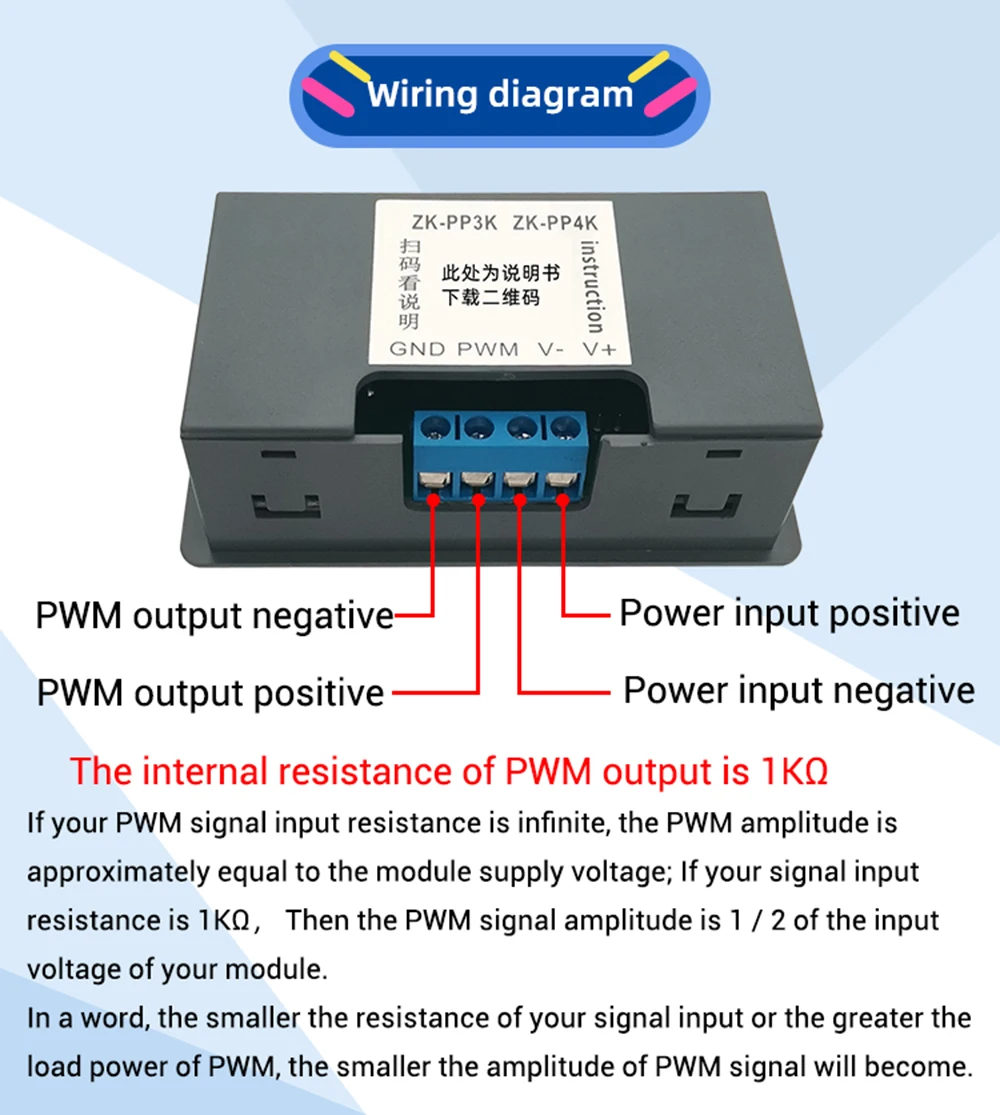 Импульсный генератор PP4K PWM светодиодный контроллер скорости двигателя
