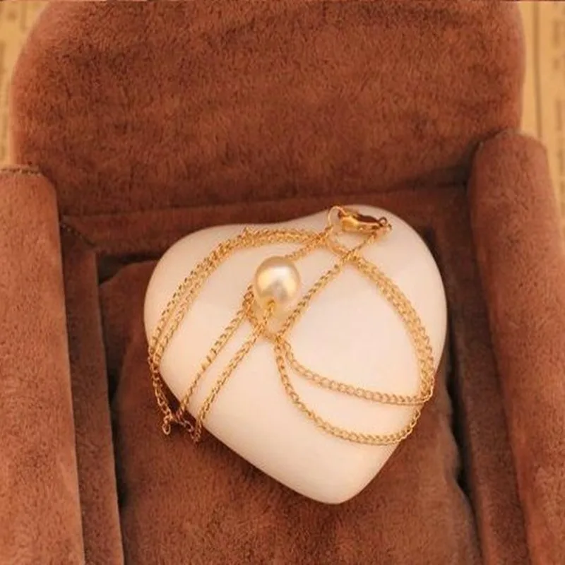 Лидер продаж элегантное женское модное ожерелье с кулоном из искусственного