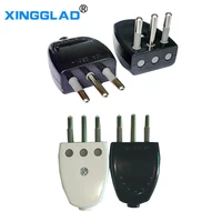 italy detachable elbow wiring docking eu male plug 10a ac electrical removable 90 angle convert plug connector type l