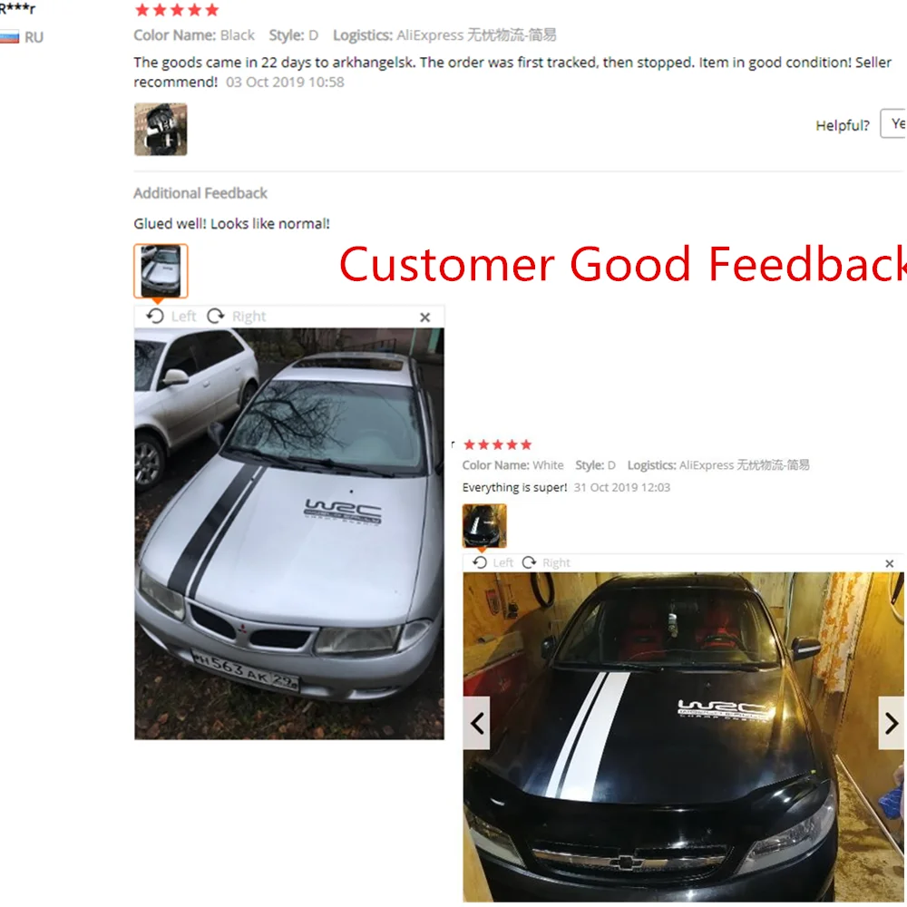 WRC капюшон Стикеры Детские футболки в полоску виниловые покрытия для автомобилей