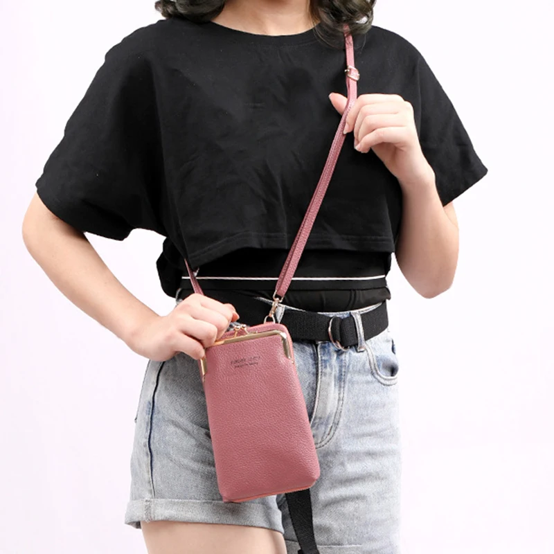 

New Women Small Crossbody Bags Capacity PU Leather Shoulder Bags Fashion Handbags Bolsas Ladies Phone Purses