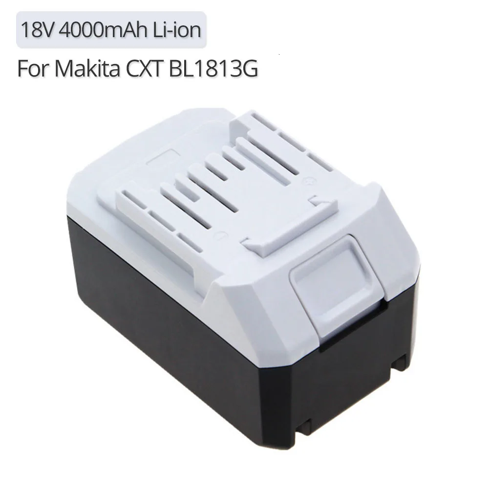 18 в 4000 мА/ч, литий-ионный Перезаряжаемые Батарея для Makita CXT BL1813G BL1815G BL1811G Замена Мощность батареи електричюеского инструмента