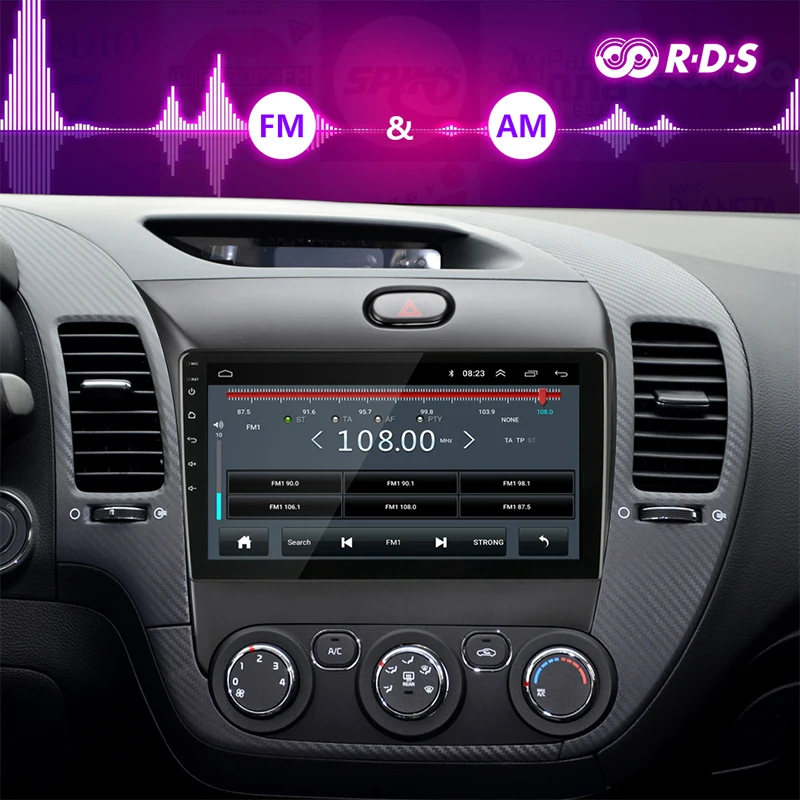 Jansite DSP 9 &quot4G Wifi автомобильное радио для KIA Cerato 3/K3 2013 2017 Авторадио Android 8 1 Hifi