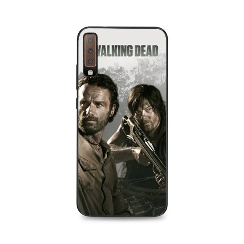 HTXian the walking dead мягкий резиновый чехол для телефона Samsung A51 A71 A40 A50 A70 A10 A20 A30 A6 A7 A8 A9 |