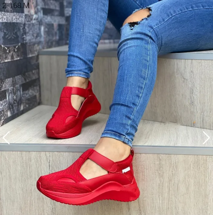 

2021 New Autumn Women Platform Sneakers Ladies Brand Shoes Girls Thick Bottom Sneakers Genuine Mesh Sneakers Trainers Flat Shoes