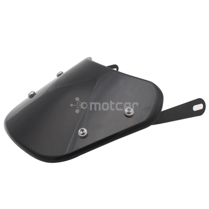 Мотоцикл Кафе Racer 5 &quot 7&quot фара Черный лобовое стекло ветровой дефлектор ветровое