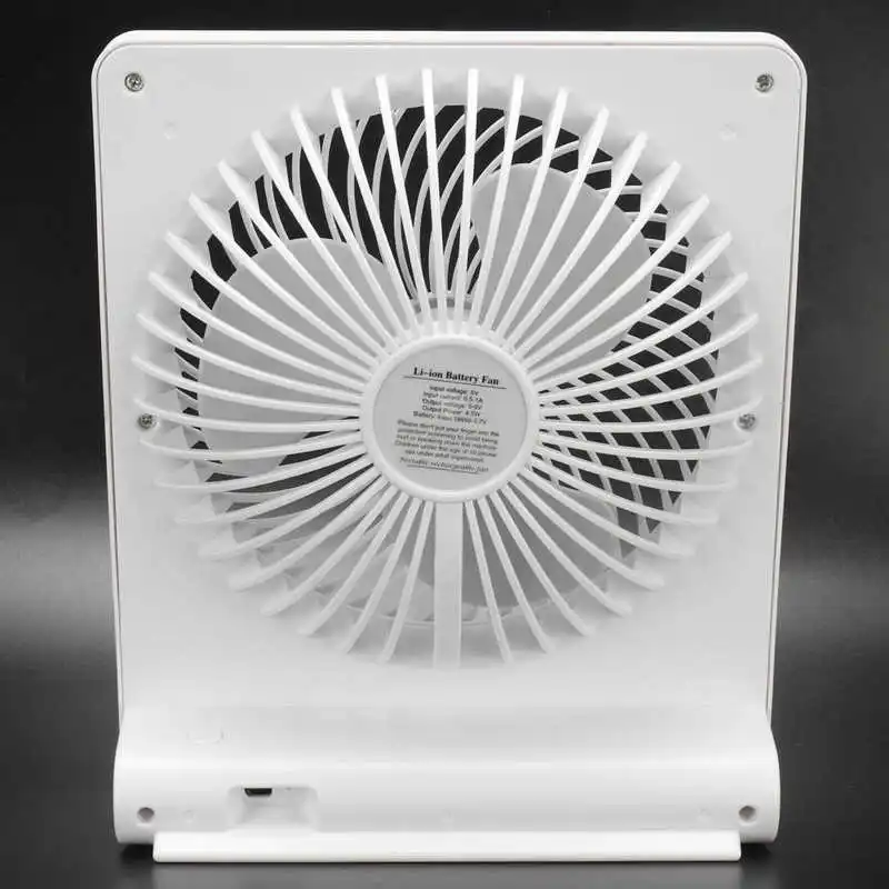 

Portable Desktop Fan Mute Desktop USB Charging White Small Fan for Home Office Dormitory Wall Fan Home Supplies