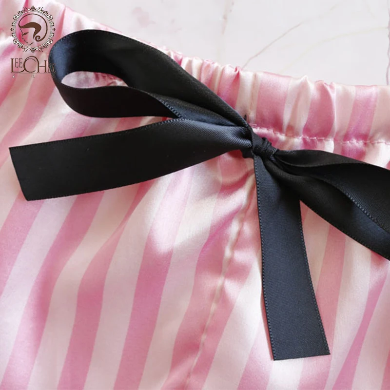 

Women Lace Underwear Charming Lingerie Set Nightgown Nightclothes White Satin Comfortable New Design Ultra-Thin Ribbon Printing