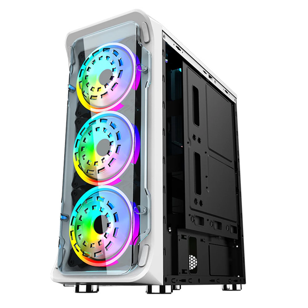 Чехол-накладка IXUR Dazzle ATX прозрачный с акриловой панелью встроенный USB3.0 |