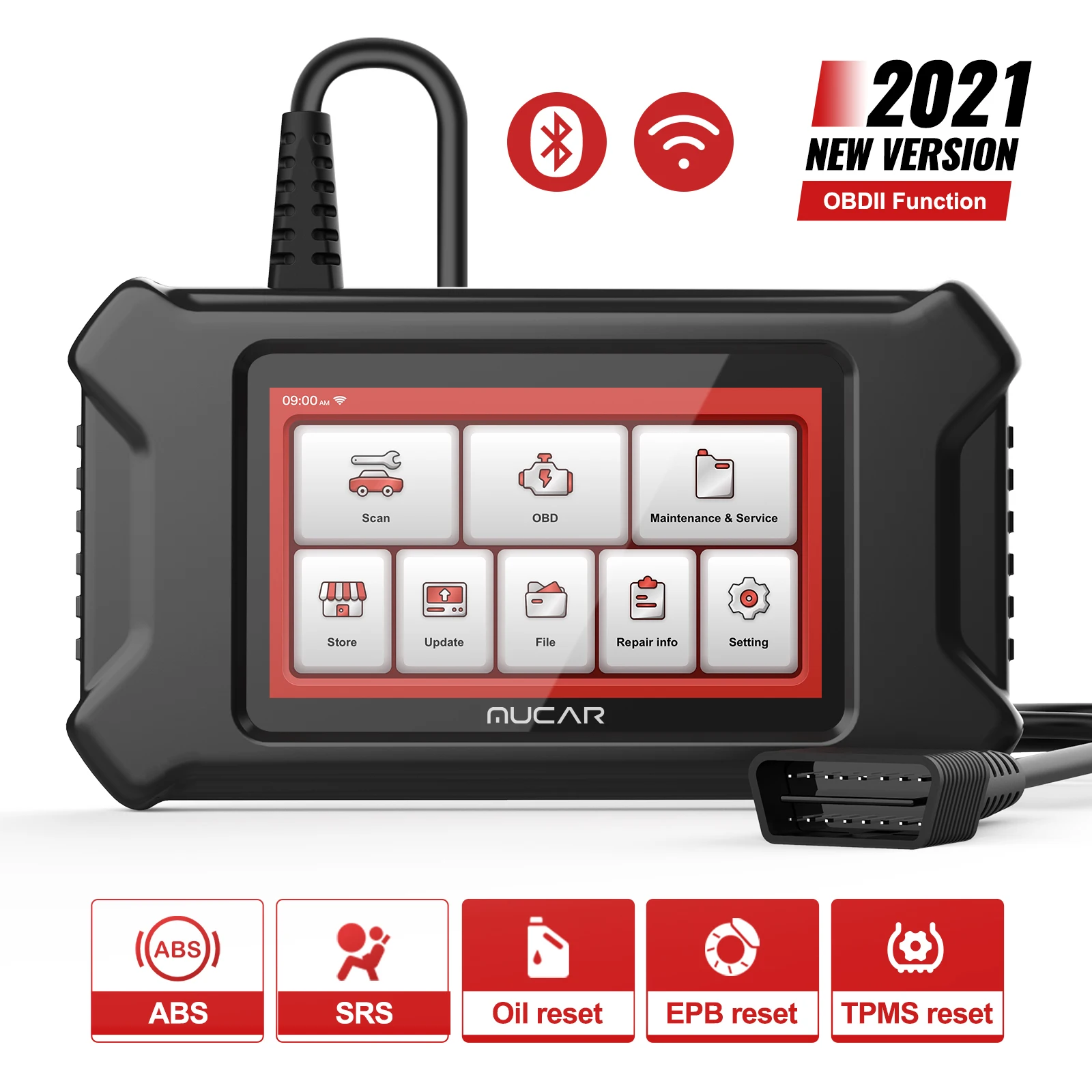 

THINKCAR MUCAR CS2 Diy Car OBD2 Scanner ABS/SRS System Lifetime Free 16G Obd2 Code Reader Auto Diagnostic Tools New Arrival