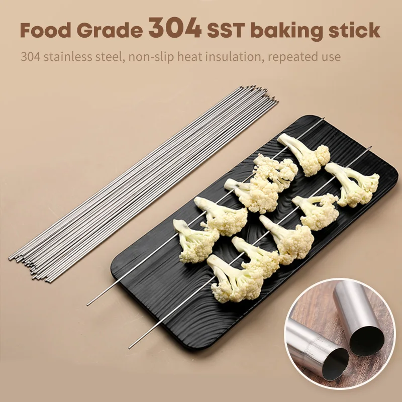 Многоразовые Шпажки для шашлыка из нержавеющей стали шампуры - Цена: 11.37