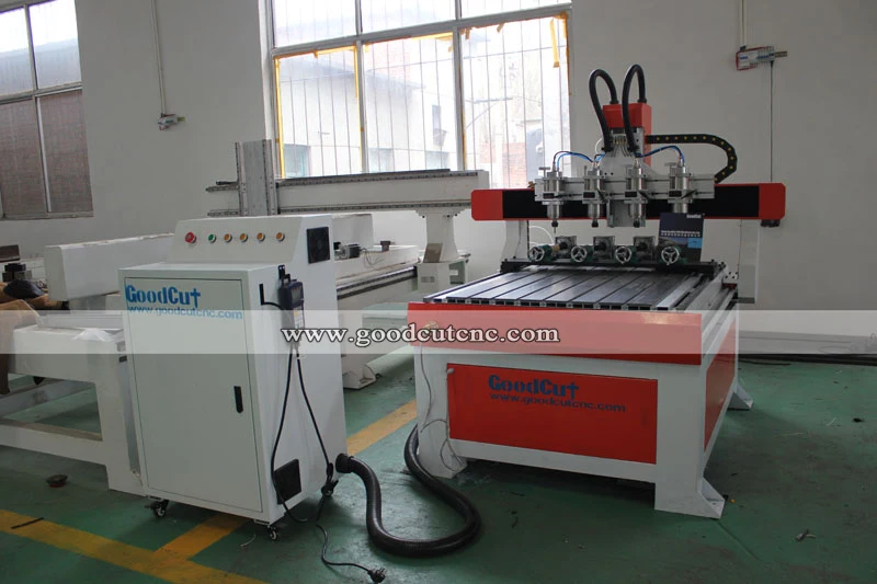 

Jinan 4 spindle 4 axis cnc wood router machine with rotary cylinder