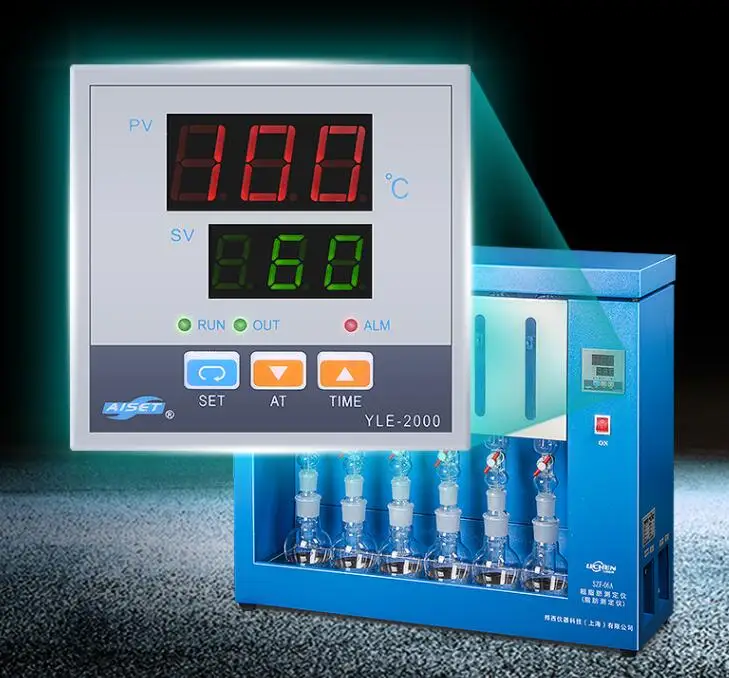 Digital Crude Fat Analyzer Meter Tester For Grain Food Feed Fuel and Various Oil Products Test 6 Samples At Same Time SZF-06A |