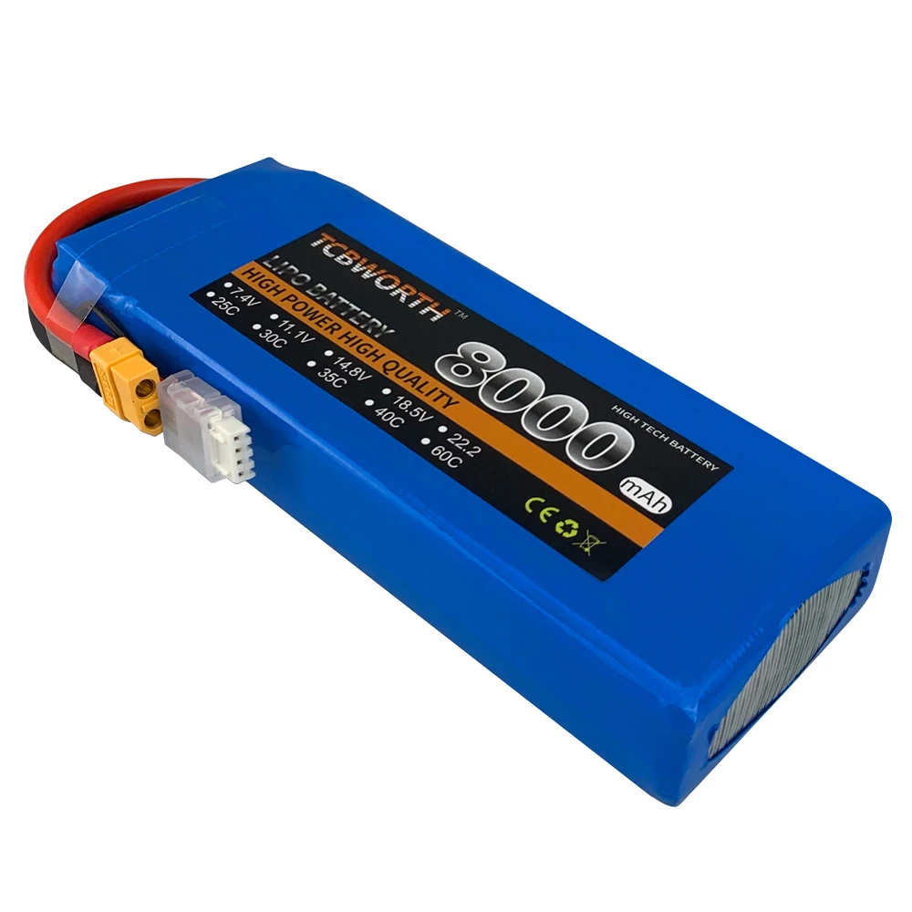 Новые батареи 3S 11 1 V 8000mAh 25C 35C RC Drone LiPo батарея Для Quadcopter Airplane Aircraft | Игрушки и хобби