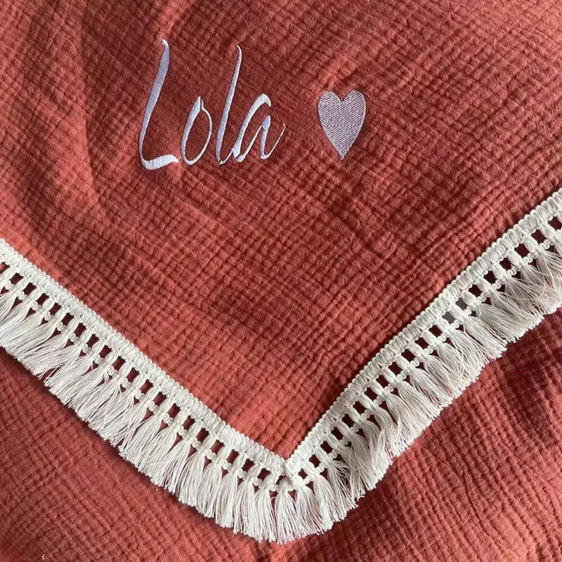 Одеяло на заказ детское одеяло для новорожденных персонализированное пеленка из