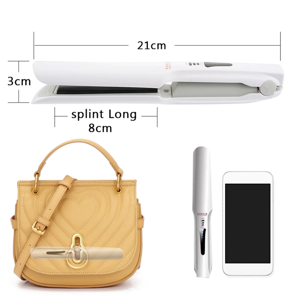 Профессиональный Выпрямитель для волос щипцы завивки светодиодный дисплей