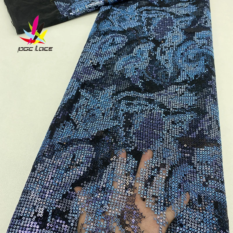 Светильник лая африканская новая кружевная ткань с блестками нигерийская