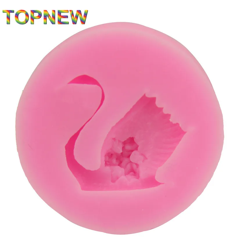 Силиконовая форма сделай сам для пищевых продуктов 3D лебедя рельефные формы мыла