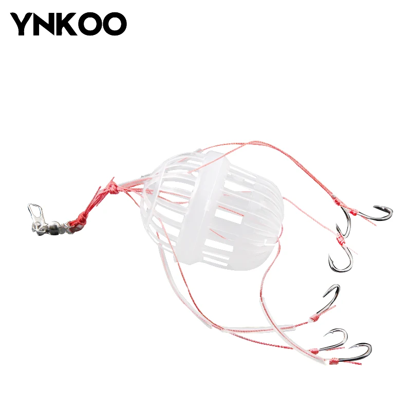 YNKOO Sea Monster с 6 сильные рыболовные крючки из углеродистой стали пластиковые снасти