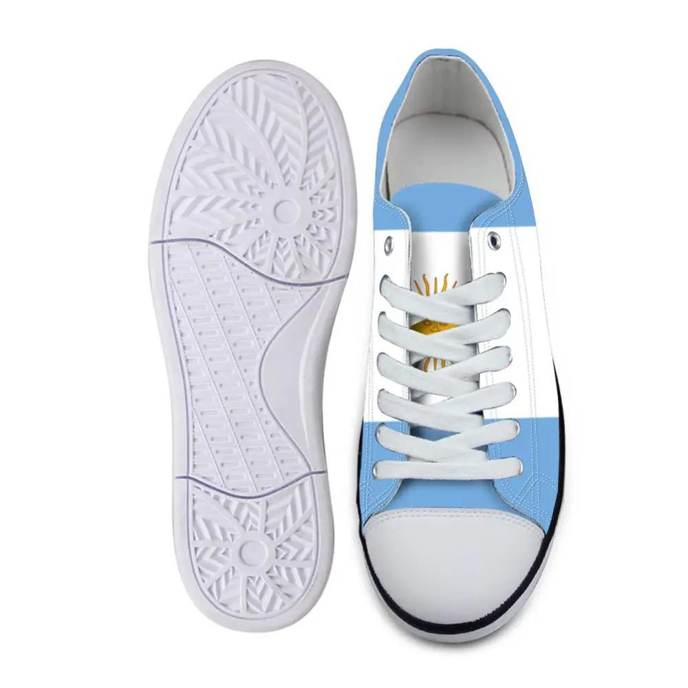 Argentina male youth free custom name number country boy shoes flag spanish argentine nation print photo casual | Обувь