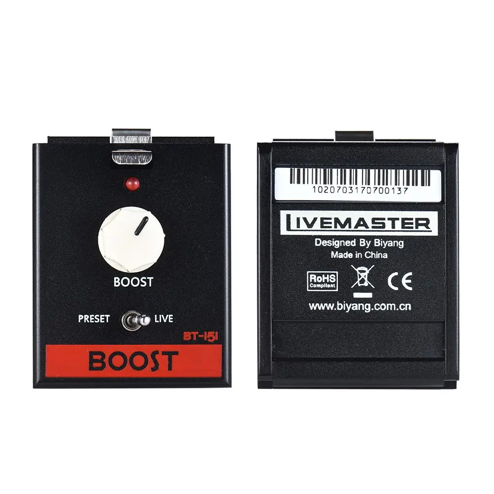 Высокое качество BIYANG LiveMaster серии BT 151 усиление чистых тонов гитарный эффект