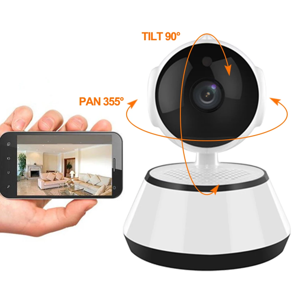 Охранных 720P IP Камера Беспроводной интеллектуальная беспроводная (Wi Fi) Wi Fi ночного