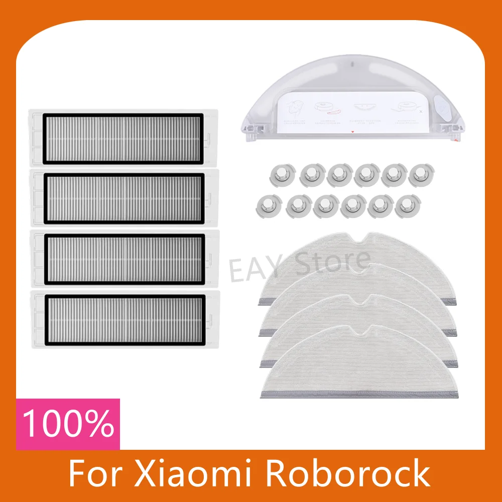 

Аксессуары для робота-пылесоса Xiaomi Roborock S50, S5, S6, s5max, резервуар для воды, фильтрующий элемент для швабры, съемные аксессуары