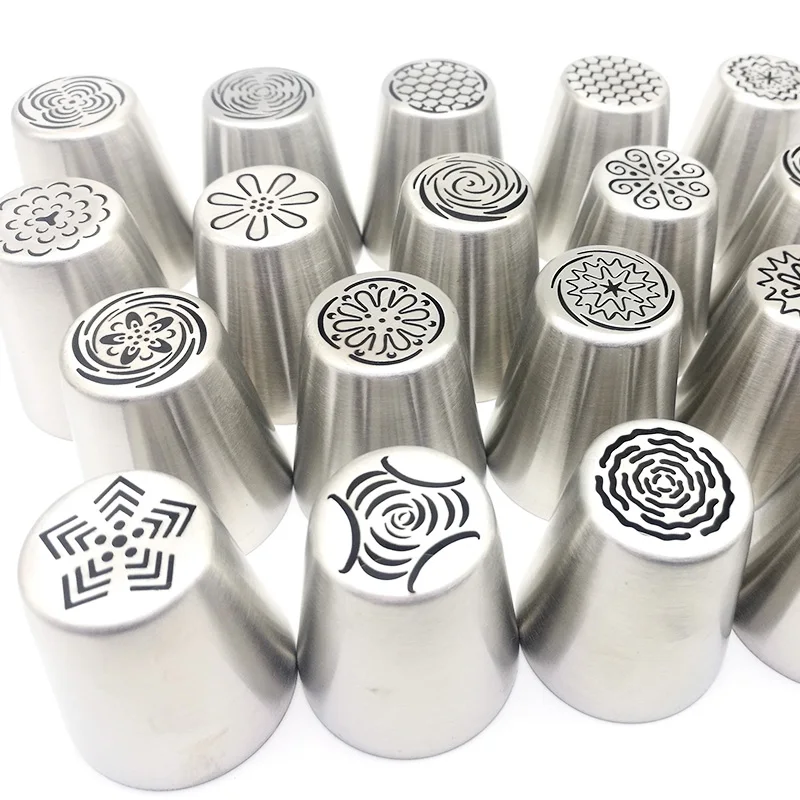 18 шт. русские тюльпаны наконечники из нержавеющей стали глазурь трубопроводов