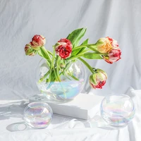 modern simple vase home decor nordic style aurora mirage laser flower arrangement glass flowers furnishings %d1%86%d0%b2%d0%b5%d1%82%d1%8b %d0%b4%d0%bb%d1%8f %d0%b4%d0%b5%d0%ba%d0%be%d1%80%d0%b0