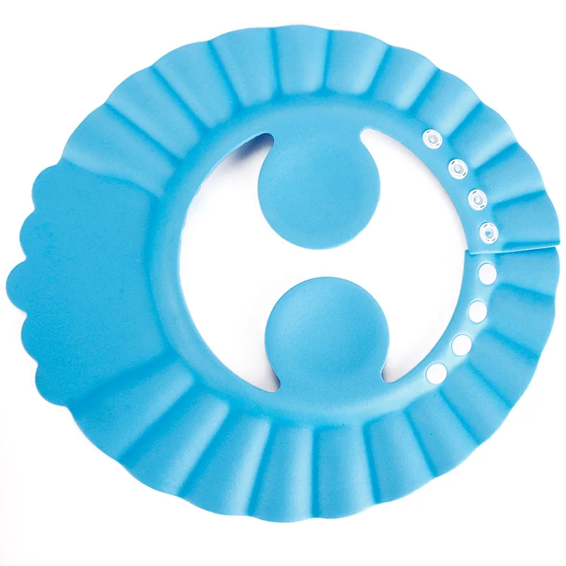 

Shampoo Bath Shower Cap Adjustable Soft Hair Wash Props Baby Wash Hair Shield EVA foam Child 40-55cm Head Circumference Hat Hot
