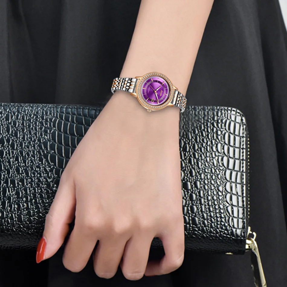 Часы наручные SUNKTA женские кварцевые брендовые Роскошные модные повседневные