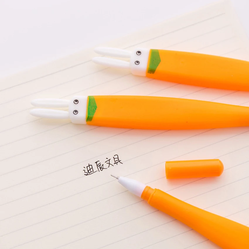 1 шт. канцелярские принадлежности мультяшный милый кролик заяц морковка ручка