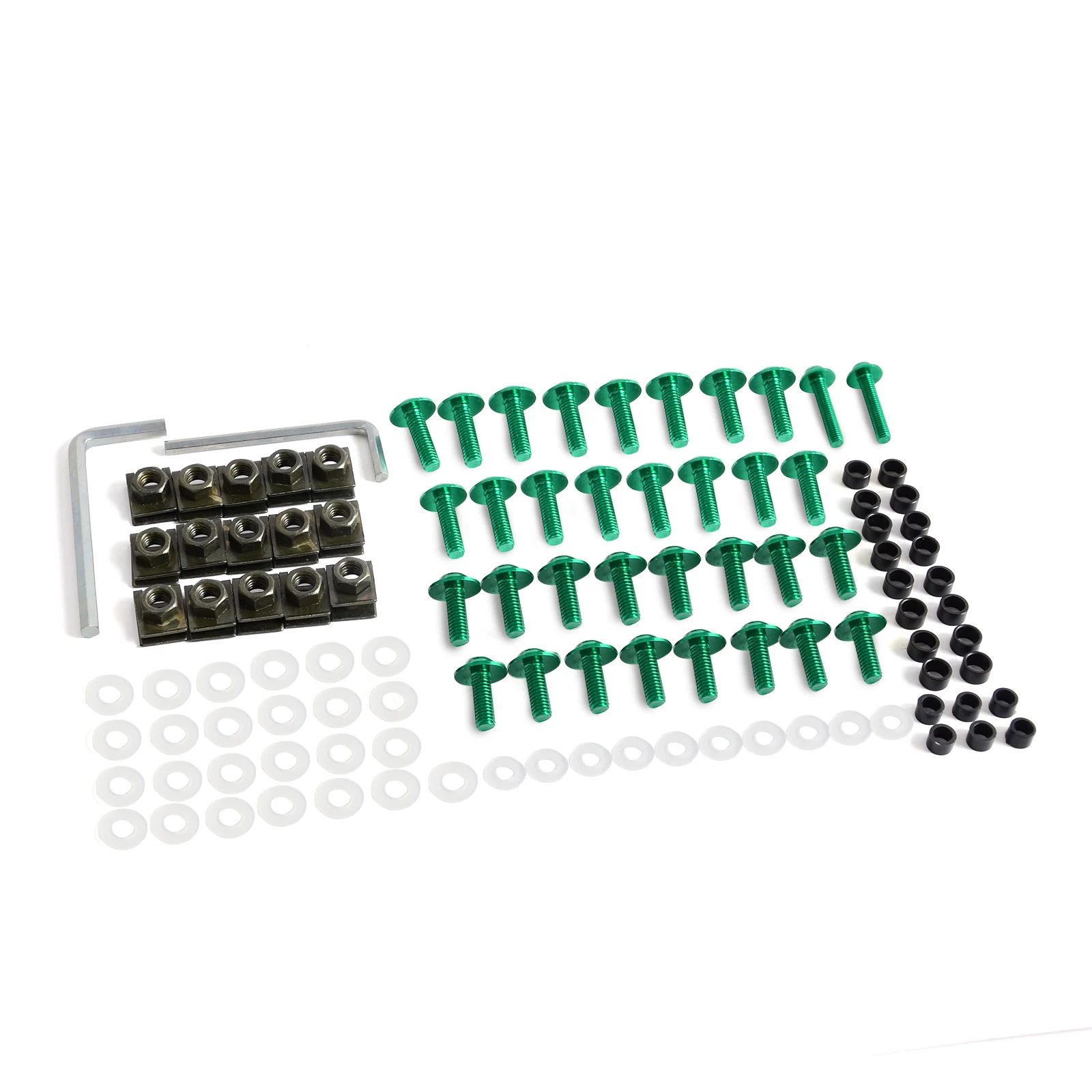 108 шт. обтекатель мотоцикла Болт крепеж зажим винт нейлоновые прокладки гаечный
